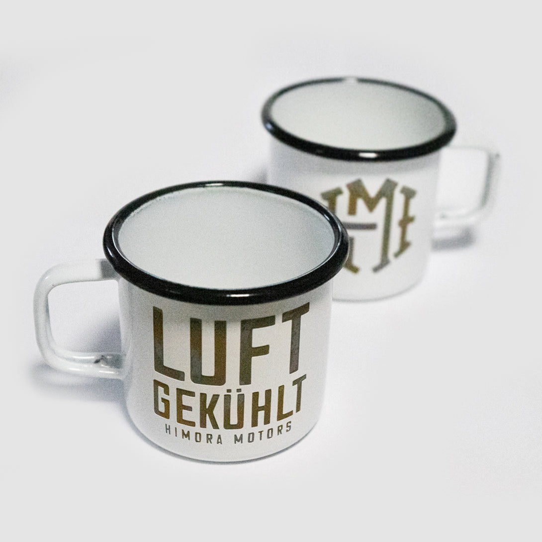 Emaille Becher "Luftgekühlt" - HIMORA MOTORS