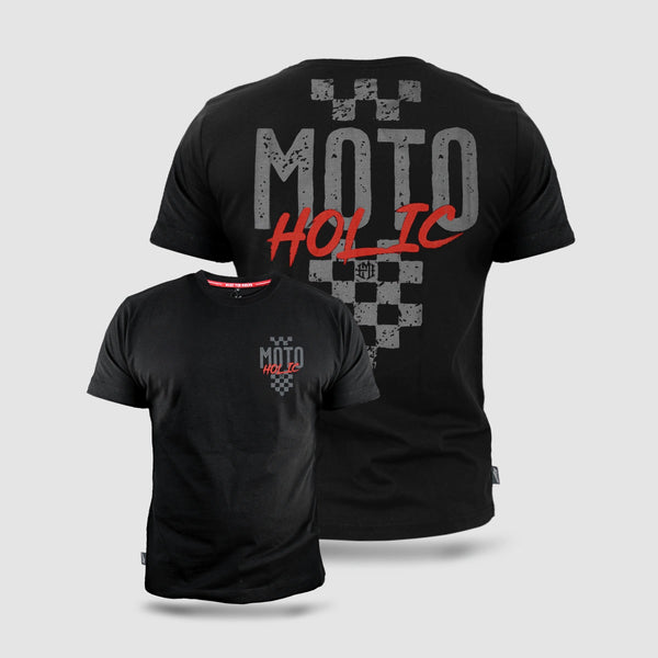 Motoholic Heavy Black T-Shirt